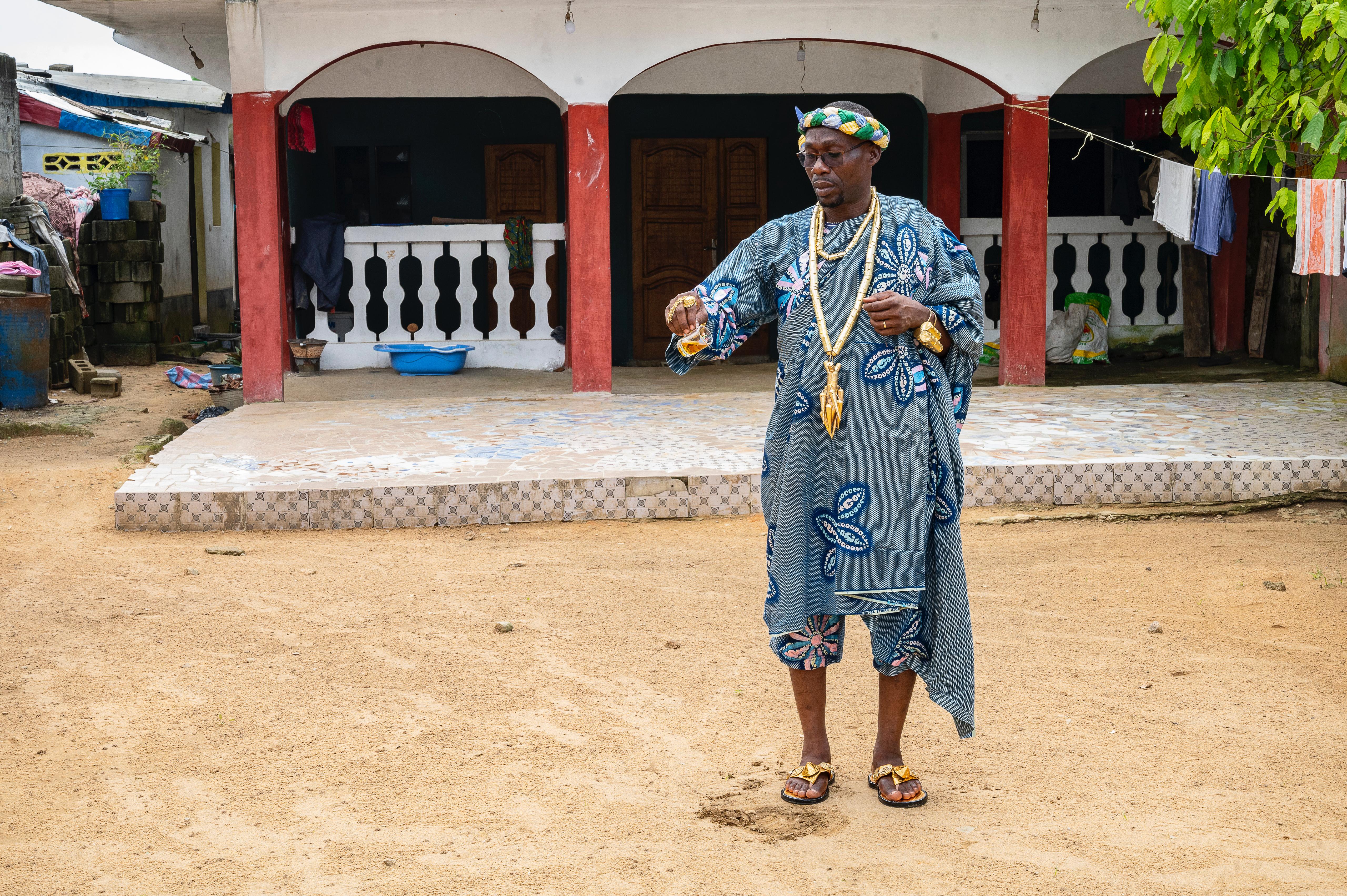 Chef traditionnel d'Ébimpé
